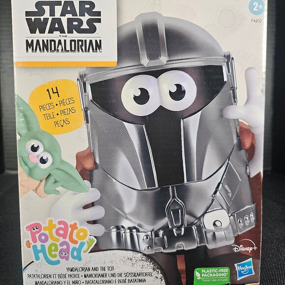 Hasbro, Star Wars, Mandalarian Potato Head The Yamdalorian And The Tot New! - Picture 9 of 10